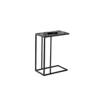 Monarch Specialties - 3087 Table D'Appoint - Metal Noir/Verre Trempe Noir-métal noir, verre trempé