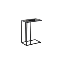 Monarch Specialties - 3087 Table D'Appoint - Metal Noir/Verre Trempe Noir-métal noir, verre trempé
