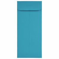 JAM Paper Enveloppes Colourées #11 Policy Commerciales - 4,5" x 10,375" - Bleu recyclé - Paquet de 50-Couleur : Bleue
