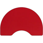 Flash Furniture – Table mobile haricot, surface 48 x 72 x 1,25po, hauteur ajustable préscolaire, rouge (XUA4872KIDRDHPC)-Table en forme de haricot pour activités de groupe