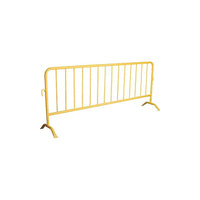 Zenith Safety - Barrières Portatives, Emboîtables, 102po Lo X 40po H, Jaune-Couleur Jaune