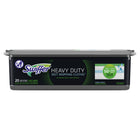 Swiffer - Recharges de linges humidifiés multi-surfaces Sweeper Heavy Duty, parfum Grand air, paquet de 20-La bande attire la saleté et les liquides dans le centre du coussin pour les enlever de vos planchers