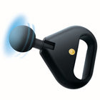 Lomi Mini pistolet masseur à percussion sans fil avec 3 têtes interchangeables - Noir-2 niveaux d'intensité