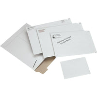 Staples - Stayflat Enveloppes à languettes d'accrochage, 6 po l x 8 po L, blanc, Paquet de 100-Dimensions : 6 po (larg.) x 8 po (long.)