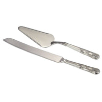 Elegance – Couteau et pelle à gâteau de mariage-Le couteau et la pelle de mariage parfaits sont nécessaires pour couper et distribuer le gâteau de mariage.