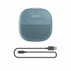 Bose - Enceinte portable Bluetooth SoundLink Micro, Bleu Grisé-Rechargez la batterie à l’aide d’un câble USB Micro-B (inclus)