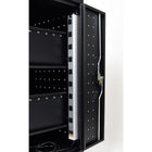 Luxor – Chariot de chargement (LLTP18-B) 18 ordinateurs portables/Chromebook, noir-Quatre roulettes de 4 po, dont deux sont blocables, facilitant la maniabilité et assurant la stabilité