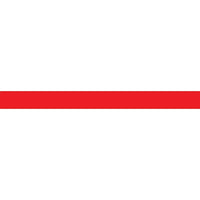 Ashley 3/4" x 12" Magi-Strips magnétiques de couleur unie, rouge, paquet de 72-Un design amusant pour égayer votre planche !
