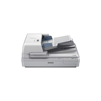 Epson - Numériseur de documents couleur grand format WorkForce DS-60000, 600 ppp-Numérisez de larges documents recto verso en une passe â“ prend les formats de 2.7 po x 4.7 po aux formats 11.7 po x 100 po au moyen du chargeur automatique de documents (ADF), ou 11.7 po x 11,17 po avec le scanneur à plat