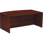 Office Star - Coquille de bureau à devant arqué, 72 po, de la collection Napa,-Avec dessus et panneaux d'extrémité de 1 po, et panneaux de modestie de 5/8 po