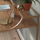Sauder - La Collection International Lux Bureau - Finition Sindoori Mango-Fini sur tous les côtes pour d'emplacement polyvalentes.