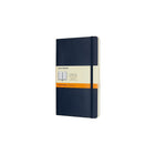 Moleskine – Carnet, ligné, grand format, bleu saphir, couverture souple-Ligné, grand format 5 po x 8,25 po