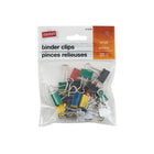 Staples - Pinces relieuses, petites, 3/4 po, couleurs variées, paquet de 25-Des pinces en métal robustes pour bien retenir les papiers