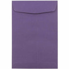 JAM Paper - Enveloppes pour catalogue à extrémité ouverte - 6 x 9 - Violet foncé - paquet de 25- Taille : 6" x 9"