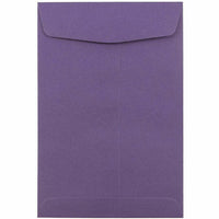 JAM Paper - Enveloppes pour catalogue à extrémité ouverte - 6 x 9 - Violet foncé - paquet de 25- Taille : 6" x 9"