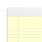TRU RED - Bloc-notes à réglage étroit de 5 x 8 po, canari, 50 feuilles/bloc, paquet de 12-Papier canari