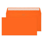 Blake - Enveloppes d'invitation orange vif de couleur creative de - 4 1/2 po l x 9 po L - Pumpkin orange - Paquet de 25-Pumpkin Orange