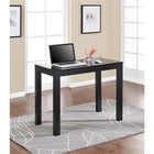 Dorel – Bureau Parsons avec tiroir, noir-Grandeur de bureau pratique pour toute pièce de la maison