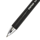 Staples - Stylos à encre gel Sonix rétractables – 0,7 mm – noir – paquet de 12-L’encre gel est vive et saute aux yeux