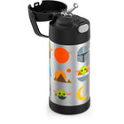 Thermos - Bouteille d'eau FUNtainerMD avec paille - Mandalorian-Couvercle à bouton-poussoir et à paille escamotable