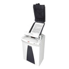 HSM – Déchiqueteuse SECURIO AF300 L4 à coupe micro (HSM2092)-Double fonction utile : Alimentation de papier manuelle pendant la manipulation de pile à alimentation automatique