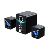 Havit - SF123BT Mini stereo haut-parleur alimente par USB - Noir-Enceinte Sans Fil Et Filaire