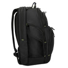 Targus - Drifter Essentials Sac à dos de 15 po-16 po - Noir-Base durable et résistante à l'eau avec des accents métalliques et des tirettes de fermeture éclair
