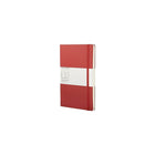Moleskine – Cahier de notes à couverture rigide Classique, format grand, réglé, rouge, 5 po x 8 1/4 po-Grand format (5 po x 8 1/4 po)