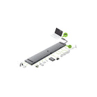 IOGEAR - Station d'accueil Dock Pro USB-C Triple HD avec PD 3.0-Chargez un ordinateur portable et des appareils avec une alimentation jusqu'à 100 W