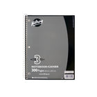 Hilroy - Cahiers de notes 3 sujets, 10 1/2 po x 8 po, variés, perforé à 3 trous-Séparateurs robustes de pages entre les sections