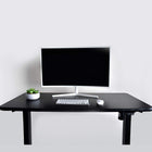 AnthroDesk - Bureau assis/debout electrique - Starter Noir avec une surface de travail WM 48" x 24"-9