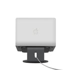 ShoppingAll - Support ergonomique pour ordinateur portable avec base pivotante à 360°- Gris-6