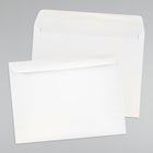 JAM Paper Enveloppes format livret à rabat droit gommé, 9 x 12 po, blanches, 100 par paquet-Matériau : papier