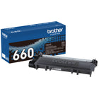 Cartouche de toner Brother TN660, noir, haut rendement-Finement équilibré pour un flux régulier et une distribution homogène du toner sur la page