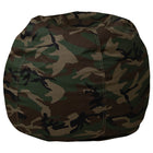 Flash Furniture - Petit fauteuil poire camouflage pour enfants-Fauteuil poire taille enfant