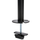 Kensington - Bras double écran SmartFit Ergo - noir (55409)-Le serre-joint et le passe-câble en aluminium et acier durables fournis sont moins encombrants, faciles à installer, et n’endommageront pas votre bureau