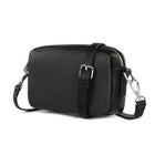 Bugatti - Femme Opera Sac bandouliere, Noir-Noir/Cuir vegetalien