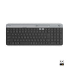 Logitech - K585 Clavier fin sans fil multi-appareils - Graphite-Easy-Switch vous permet de coupler et d'alterner rapidement entre plusieurs dispositifs, afin que vous puissiez taper sur votre ordinateur et votre téléphone ou tablette de façon fluide
