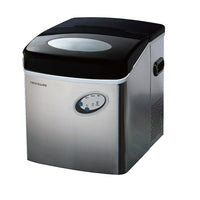 Frigidaire – Machine à glaçons compacte autoportante, capacité de 48 lb, acier inoxydable (EFIC115)-Le panneau de commande est doté de fonctions de touches faciles à utiliser avec indicateurs DEL