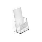Azar Displays – Porte-brochures à trois volets pour comptoir, 25/paquet (252012)-Transparent