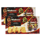 Walkers Shortbread - Assortiment de Sables Aux Formes Festives ecossaises - 350 g - Paquet de 2-Biscuits sables traditionnels pur beurre