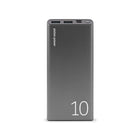 LOGiiX - Piston Power Banque d'alimentation portable de 10 000 mAh - Gris graphite-Charge les smartphones jusqu'à 5 fois, charge les tablettes jusqu'à 2 fois