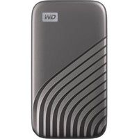 Western Digital - Disque SSD externe My Passport 1 To USB 3.2 - Gris-Capacité de mémoire de 1 To : Offre suffisamment d’espace pour archiver des documents, des photos, de la musique et plus encore