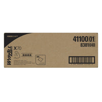 WypAll - Chiffons de nettoyage moyen X70 Power Clean - Boîte à feuilles planes - Performance longue durée - Blancs-300 feuilles/boîte, 1 Chiffons de nettoyage moyen WypAll X70 Power Clean/caisse, 300 feuilles/caisse