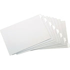 Cardinal® - Séparateurs à onglets effaçables - 8 onglets - paq./1 - blanc-Onglets spéciaux en mylar - effaçables lorsqu'utilisés avec tout stylo, crayon ou marqueur non-indélébile