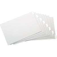 Cardinal® - Séparateurs à onglets effaçables - 8 onglets - paq./1 - blanc-Onglets spéciaux en mylar - effaçables lorsqu'utilisés avec tout stylo, crayon ou marqueur non-indélébile