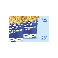 Kernels – Carte-cadeau de 25 $-Les récompenses Air Miles ne s’appliquent pas sur l’achat de cartes-cadeaux.