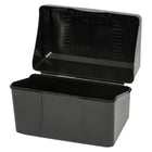 Staples - Boîte à fiches - 4 po x 6 po - noir-Encoches intégrées qui retiennent les fiches en place pour un accès des plus faciles