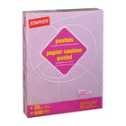Staples - Papier à copies recyclé à 30 % - couleurs pastel - lettre - 8 1/2 po x 11 po - lilas - 5000 Feuilles-20 lb