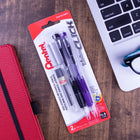Pentel – Portemines Twist-Erase Click HB - 0,5 mm - couleurs assorties - paquet de 2-Prise à design unique et facile à tenir offrant confort et contrôle